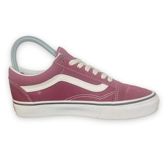 Vans Old Skool Suede / Canvas Burgundy / White Women's 6.5 - Picture 7 of 13